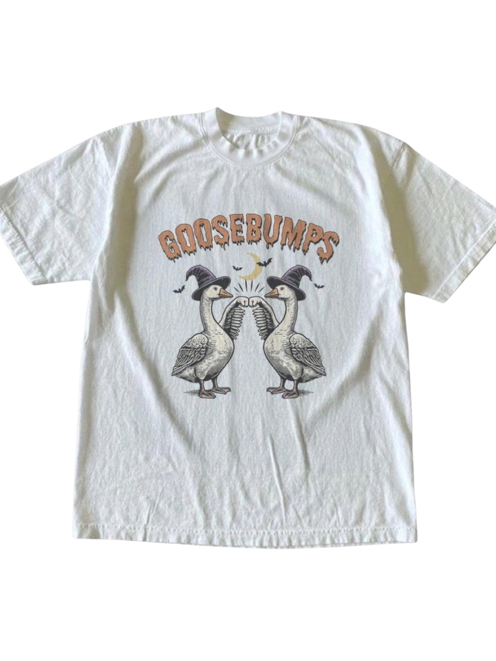 Gildan Goosebumps White Graphic Tee
